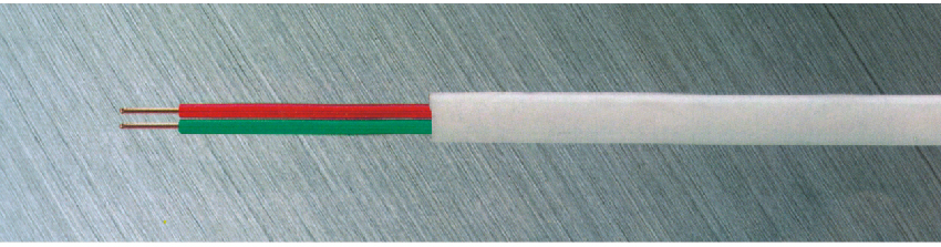 HBVE-聚丙烯绝缘，PVC护套扁圆电话线